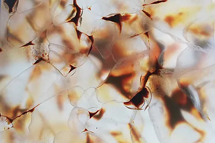 Ice Nugget with orange colour pigment