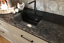 Pearl Black kitchen